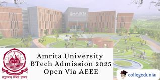 Amrita University BTech Admission 2025 Open Via AEEE; Exam Slot Booking Live