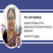 Gandhi P.R. College, Assistant Professor of the Department of Computer Science & Application: Prof. Jyoti Upadhyay Interview
