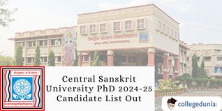 Central Sanskrit University PhD 2024-25 Candidate List Out; Check Exam Details Here
