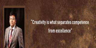 Creativity is what separates competence from excellence remarks Dr S Rajashekar while talking about the required management skills in students
