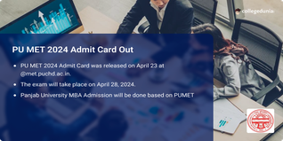 PU MET 2024 Admit Card Out @met.puchd.ac.in, Exam on April 28