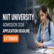 NIIT University B.Tech/BBA/i-MBA Admission 2026 Deadline Extended till July 29; Apply @niituniversity.in