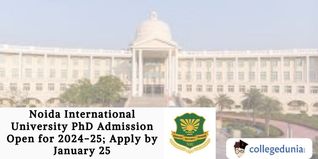 Noida International University PhD Admission Open for 2024-25; Apply by January 25