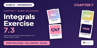 Integrals Class 12 NCERT Solutions Chapter 7 Ex 7.3