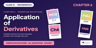 NCERT Exemplar Class 12 Maths Solutions Application of Derivat...