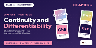 Continuity and Differentiability Class 12 PDF - Class 12 Maths...