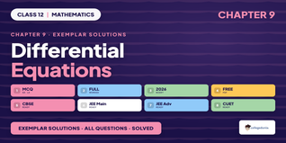 NCERT Exemplar Class 12 Maths Differential Equations - Class 1...