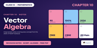 Vector Algebra Class 12 Notes - Class 12 Maths Ch 10