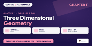 NCERT Maths Exemplar Class 12 PDF Download - Class 12 Maths Ch 11