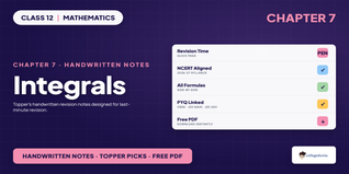 Class 12 Maths Handwritten Notes PDF - Class 12 Maths Ch 7