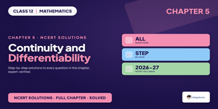Ncert Solutions Class 12 Maths Chapter 5 Continuity And Differentiability