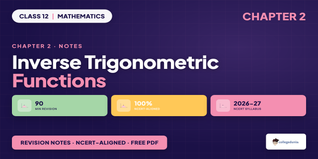 Inverse Trigonometric Functions Class 12 Notes - Class 12 Math...