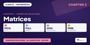 NCERT Exemplar Class 12 Maths Matrices - Class 12 Maths Ch 3