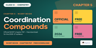NCERT Class 12 Chemistry Coordination Compounds PDF Download Free