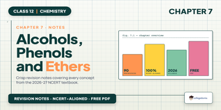 Class 12 Chemistry Alcohols Phenols Ethers Notes - Download PDF