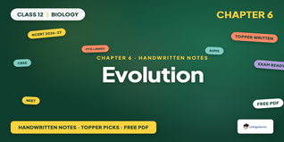 Evolution Class 12 Biology Handwritten Notes - Download PDF