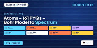 Class 12 Physics Chapter 12 Atoms PYQ PDF 2026