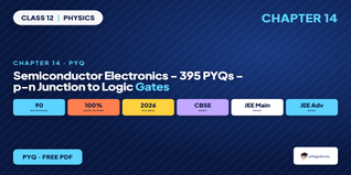 Class 12 Physics Chapter 14 Semiconductor Electronics PYQ PDF 2026