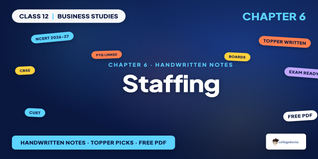 Staffing Class 12 Handwritten Notes PDF