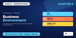 Business Environment Class 12 Notes PDF