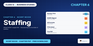 Staffing Class 12 NCERT Book PDF