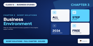 Business Environment Class 12 NCERT Solutions PDF