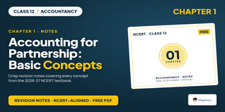 Accounting for Partnership Class 12 Notes PDF Download