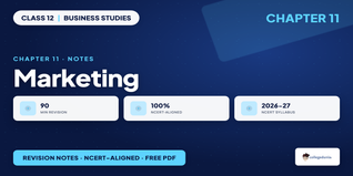 Marketing Class 12 Business Studies Notes PDF