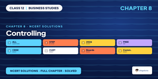 Controlling Class 12 Business Studies NCERT Solutions PDF