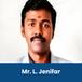 Mr. L. Jennifer as Head, Department of Tourism and Travel Management at Cheran Arts And Science College