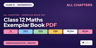 Class 12 Maths NCERT Exemplar Book PDF - Free Download