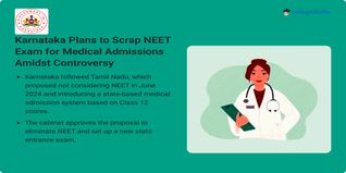 Karnataka Plans to Scrap NEET Exam for Medical Admissions Amidst Controversy; New State Entrance Test Proposed