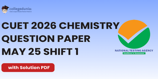 CUET 2026 Chemistry May 25 Shift 1 Question Paper- Download Answer Key and Solution PDF