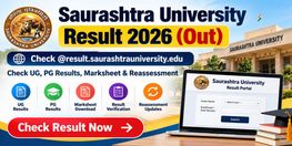 Saurashtra University Result 2026