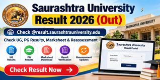 Saurashtra University Result 2026(Out) @result.saurashtrauniversity.edu: Check UG, PG Results