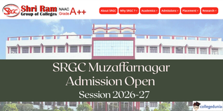 SRGC Muzaffarnagar Opens Admission for Session 2026–27; Apply Online @srgcmzn.com