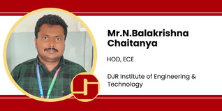 DJR Institute of Engineering & Technology, HOD, ECE: Mr.N.Balakrishna Chaitanya Interview