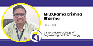 Visvesvaraya College of Engineering and Technology, HOD-H&S: Mr.D.Rama Krishna Sharma Interview
