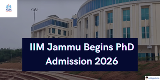 IIM Jammu Begins PhD Admission 2026; Apply till March 31 @iimj.ac.in