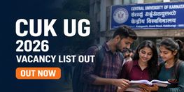 CUK UG Vacancy List 2026 Out Open Counselling Registration From August 27