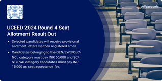 UCEED 2024 Round 4 Seat Allotment Result Out @uceed.iitb.ac.in; Accept Seats by June 28