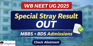WB NEET UG 2025 Special Stray Round Result Out; Check Allotment Details Here!