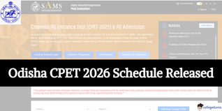 Odisha CPET 2026 Schedule Released @samsodisha.gov.in; Register Before March 15