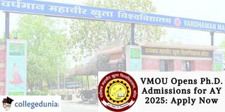 VMOU Opens Ph.D. Admissions for AY 2025: Apply Now
