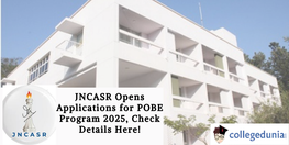 JNCASR POBE Applications Open