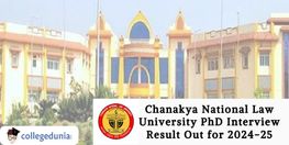 CNLU PhD Interview Result Out