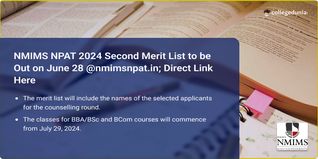 NMIMS NPAT 2024 Second Merit List to be Out on June 28 @nmimsnpat.in; Direct Link Here