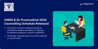 AIIMS B.Sc Paramedical 2024 Counselling Schedule Released; Check Important Dates Here