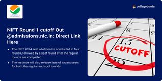 NIFT Round 1 Cutoff Out @admissions.nic.in; Direct Link Here