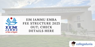 IIM Jammu EMBA Fee Structure 2025 Out; Check Details Here